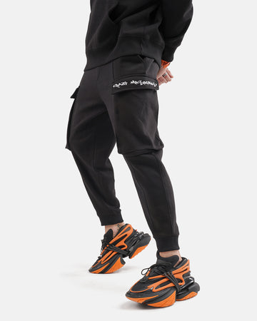 Bad Attitude Fleece Jogger in Black