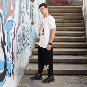 Clown Regular Interlock T-Shirt in White