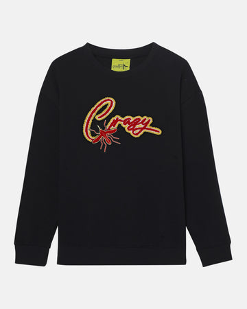 Be Strong Regular Fleece Sweatshirt in Navy
