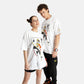 Ballet Queen Oversized Interlock T-Shirt in White - Womens - Crazy Mosquitoes