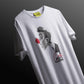 Clown Regular Interlock T-Shirt in White - Crazy Mosquitoes