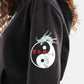 Dragon Regular Fleece Hoodie in Black - Crazy Mosquitoes