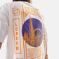 London Drop Shoulder Terry T-Shirt in White - womens - Crazy Mosquitoes
