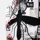 Mosquito Embroidered Terry Free Size Tee in White - Crazy Mosquitoes