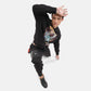 Tokyo Graphic Regular Fleece Sweatshirt in Black - Crazy Mosquitoes