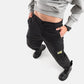 Washed Straight Fit Cargos in Black - Crazy Mosquitoes